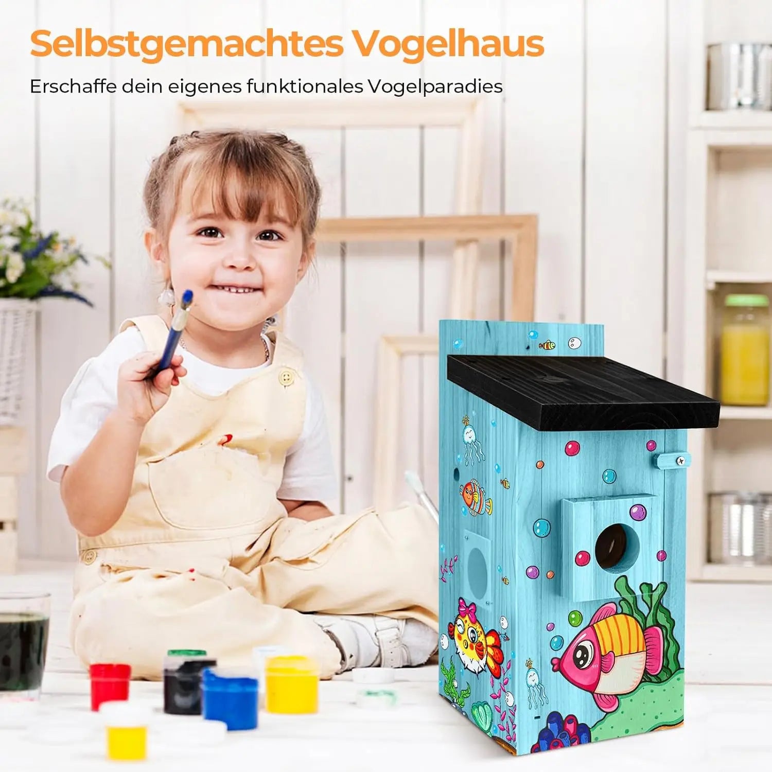 Real-Time Observation of Nest Construction 5 Million Pixel Outdoor Birdhouse Camera DIY Birdhouse Nest Box with Camera