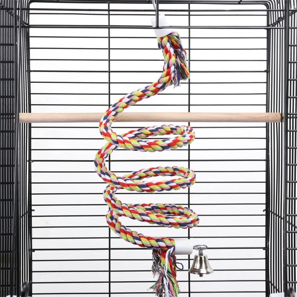 Yaheetech Jaula Para Pájaros Jaula De Metal, Negra, Con Comedero 40 X 40 X 58 Cm