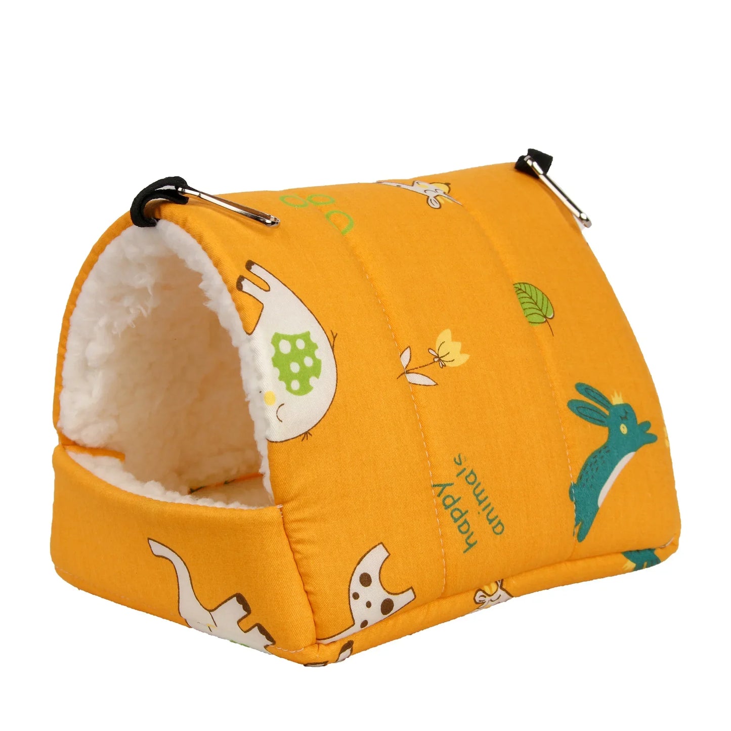 Cama Para Pájaros Con Estampado Bonito, Mini Jaula Para Conejo, Estera Para Ardilla, Nido De Conejillo De Indias, Casa Para Hámster, Animal PEQUEÑO, Cama Para Dormir, Jaula Colgante Para Mascotas, 1 Ud.