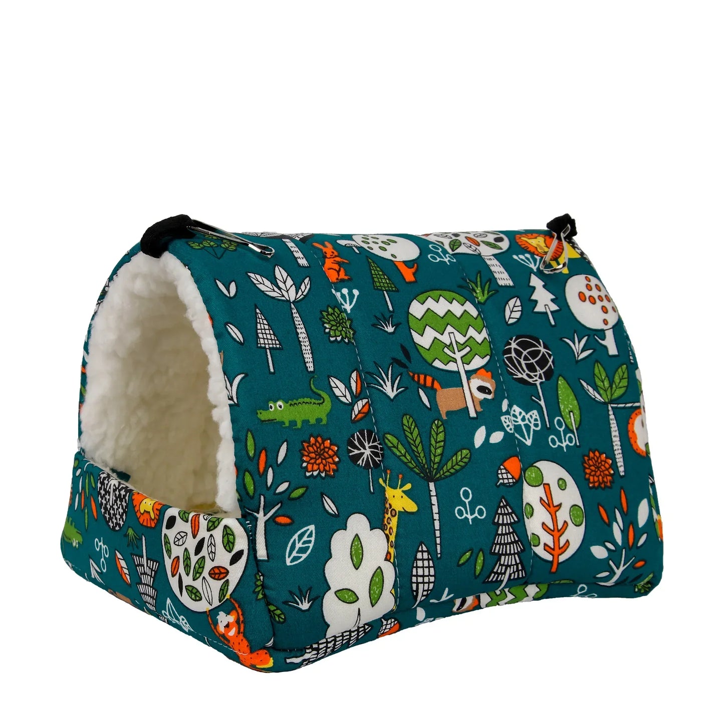Cama Para Pájaros Con Estampado Bonito, Mini Jaula Para Conejo, Estera Para Ardilla, Nido De Conejillo De Indias, Casa Para Hámster, Animal PEQUEÑO, Cama Para Dormir, Jaula Colgante Para Mascotas, 1 Ud.